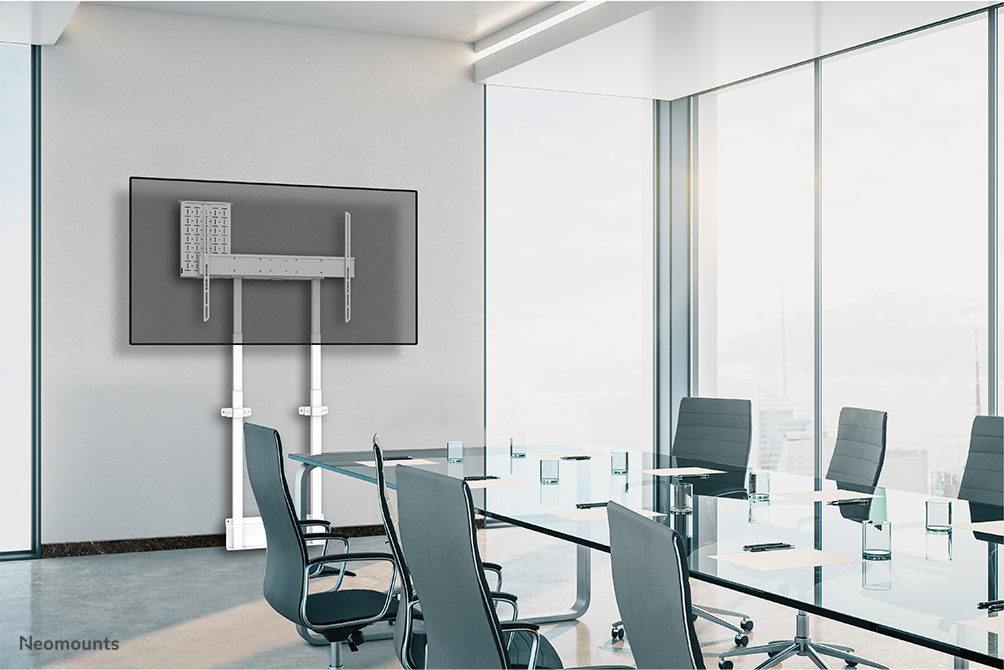 Neomounts WL55-875WH1TV-Bodenständer 55-100" - Wand - motorisiert - TÜV